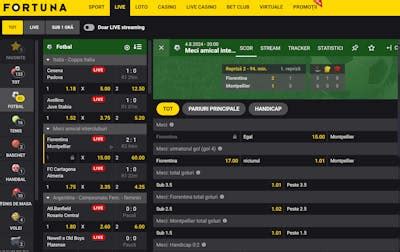 fortuna pariuri sportive fotbal|Iba pa.